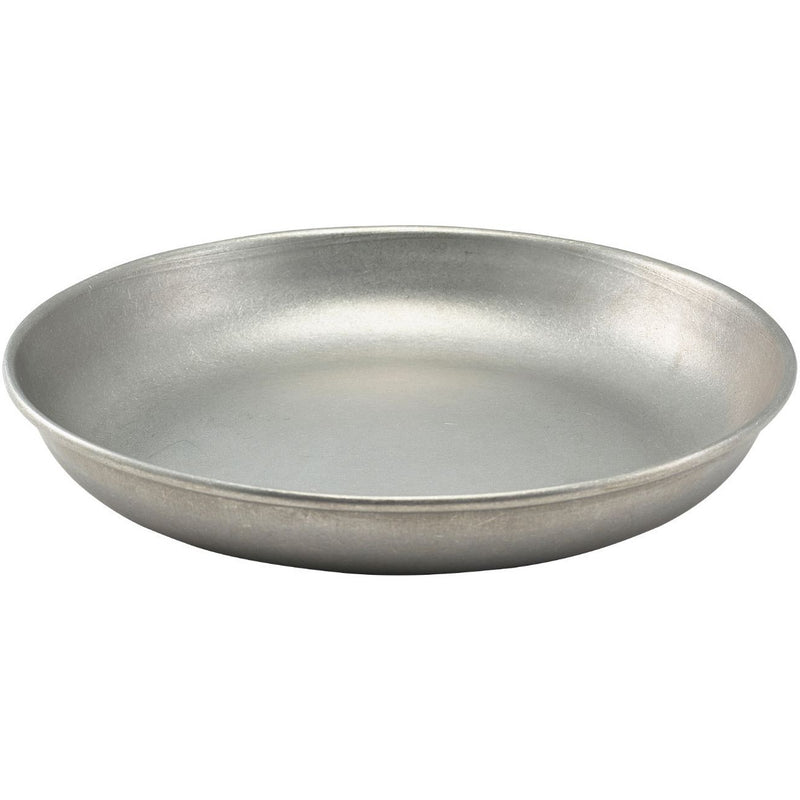 Vintage Steel Coupe Plate 24cm