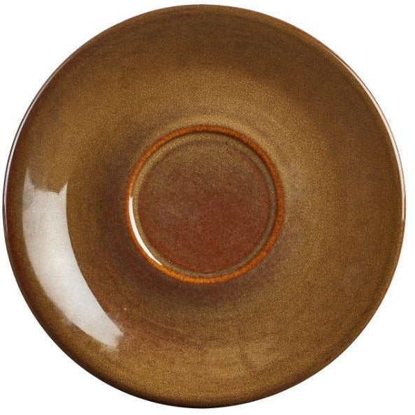 Terra Stoneware Rustic Brown Saucer 15cm