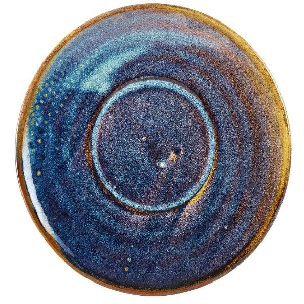 Terra Porcelain Aqua Blue Saucer 14.5cm