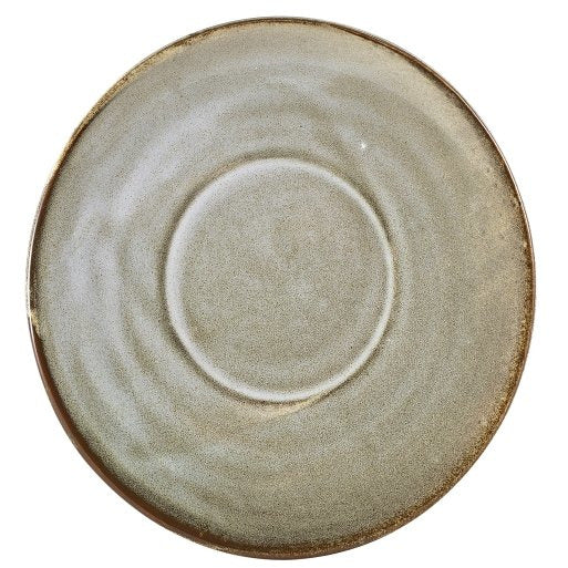 Terra Porcelain Grey Saucer 14.5cm