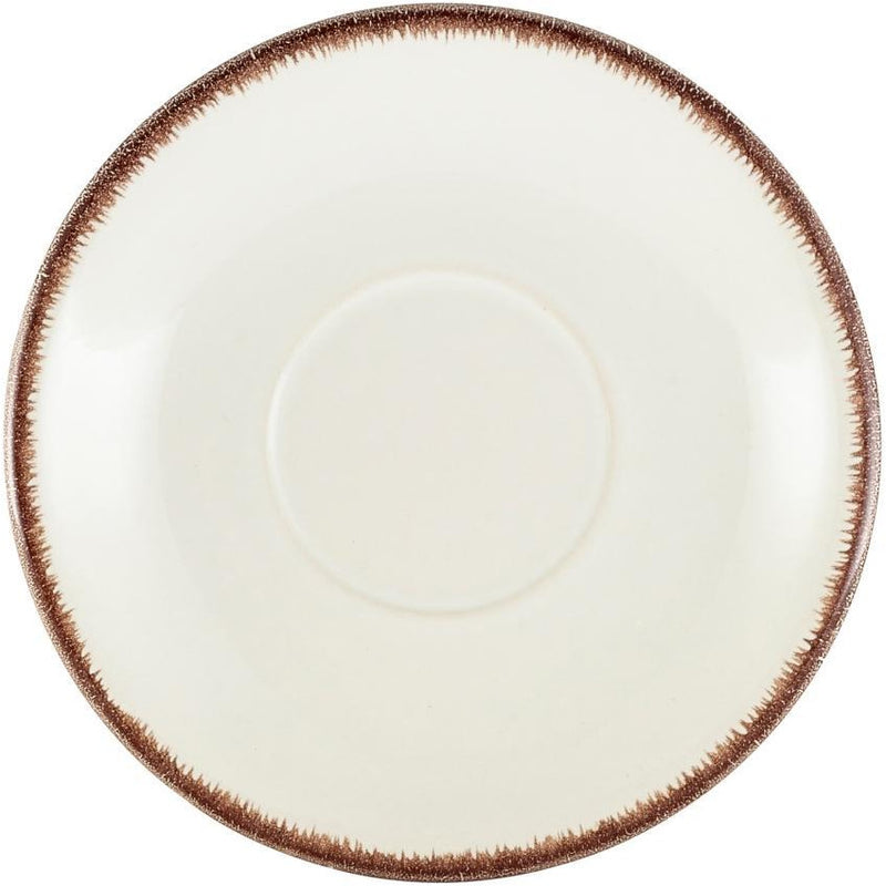 Terra Stoneware Sereno Brown Saucer 15cm