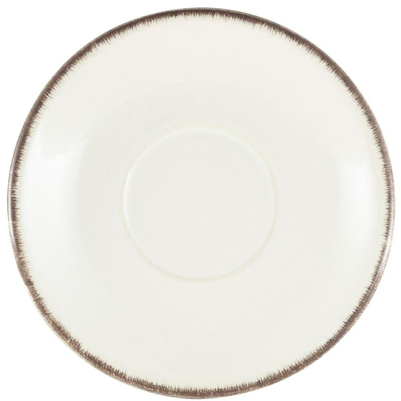 Terra Stoneware Sereno Grey Saucer 15cm