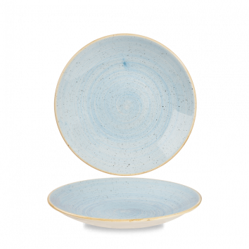 Stonecast Duck Egg  Deep Coupe Plate 8 2/3" Box 12