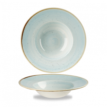 Stonecast Duck Egg Profile Wide Rim Bowl Med 9.4" Box 12