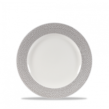 Isla Spinwash Shale Grey  Plate 6 5/8" Box 12