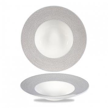 Isla Spinwash Shale Grey  Wide Rim Bowl 9 1/2" Box 12