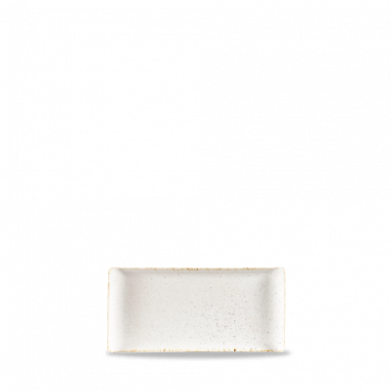 Stonecast Hints Barley White  Rectangle Buffet Tray 12" Box 6