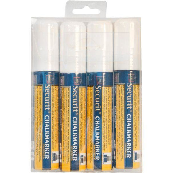 Chalkmarkers 4 Pack White Large