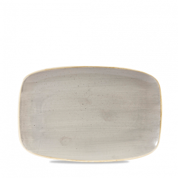 Stonecast Grey  Chefs Oblong Plate 9.35"X6.2" Box 12