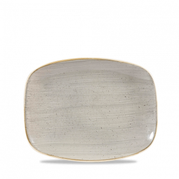 Stonecast Grey  Chefs Oblong Plate 10.3"X8" Box 12