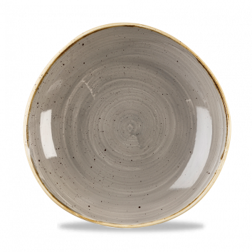 Stonecast Grey Round Trace Bowl 9 7/8"  Box 12