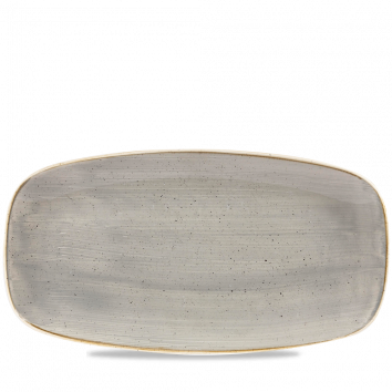Stonecast Grey  Chefs Oblong Plate 11 3/4X6" Box 12