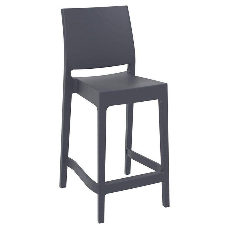 Stacking bar stool
SPICE 65 Bar Stool is produced with a single injection of polypropylene reinforced with glass fibre obtained by means of the latest generation of air moulding technology with neutral tones. For indoor and outdoor use.
Please note: This product has a minimum order quantity of 4 and must be purchased in multiples of 4. Lead time is 8 weeks.