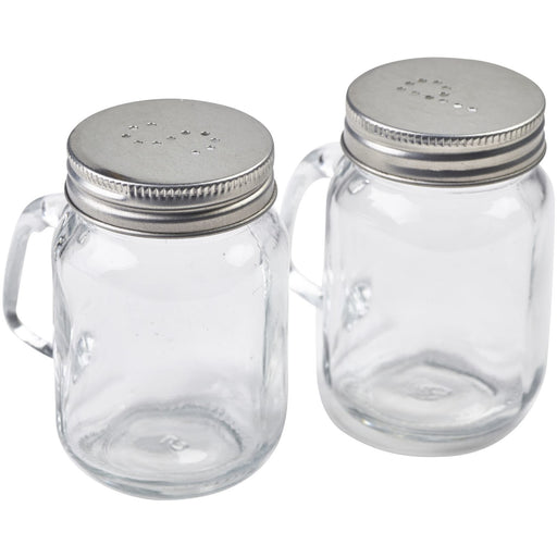 Mason Jar Salt & Pepper Shaker Set