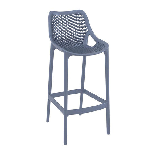 Beautifully designed bar stool
Polypropylene, glass fibre reinforced bar stool. Very comfortable and hard wearing. Ideal for outdoor use may also be used indoors if required