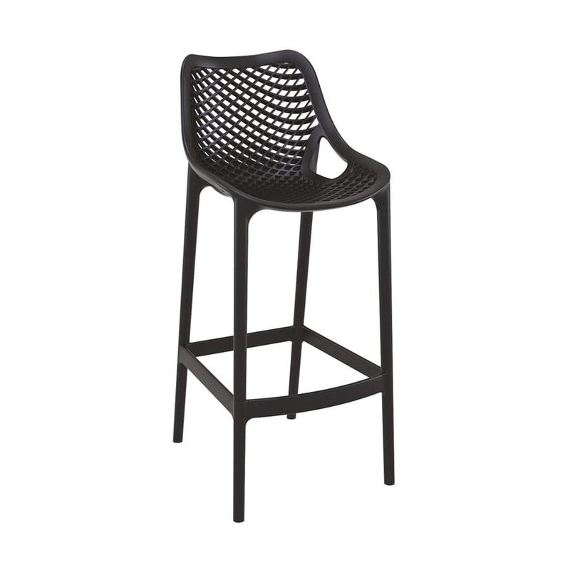 Beautifully designed bar stool
Polypropylene, glass fibre reinforced bar stool. Very comfortable and hard wearing. Ideal for outdoor use may also be used indoors if required