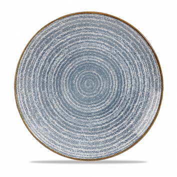 Studio Prints Slate Blue Evolve Coupe Plate 11.25" Box 12