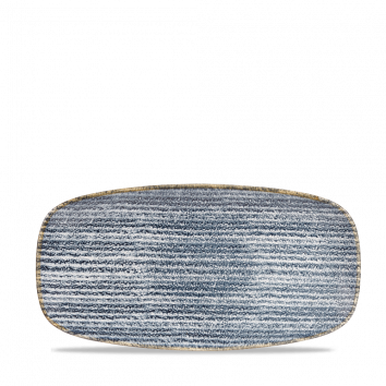 Studio Prints Slate Blue  Chefs Oblong Plate 11 3/4X6" Box 12