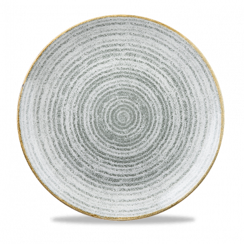 Studio Prints Stone Grey Evolve Coupe Plate 11.25" Box 12