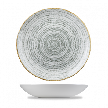 Studio Prints Stone Grey Evolve Coupe Bowl 9.75" Box 12