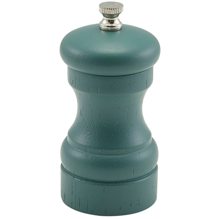 Olive Green Wooden Salt/Pepper Grinder 10cm