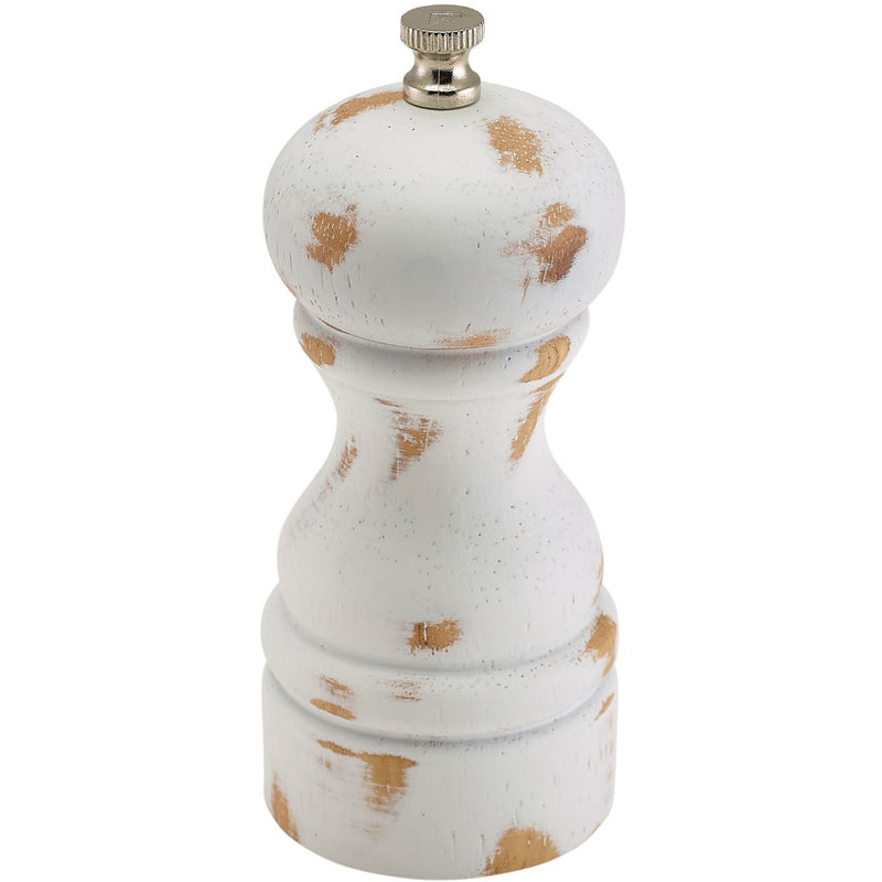White Wash Salt/Pepper Grinder 13cm