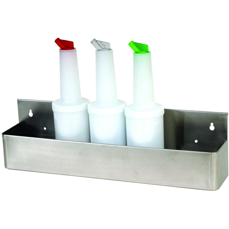 Stainless Steel 6 Bottle Speed Rail 55cm/22"