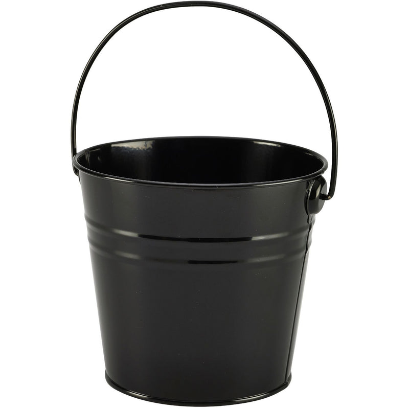 Stainless Steel Serving Bucket 16cm Dia Black