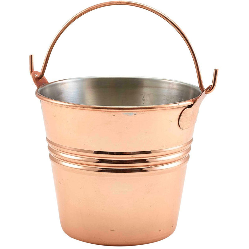 Copper Plated Serving Bucket 10cm Dia