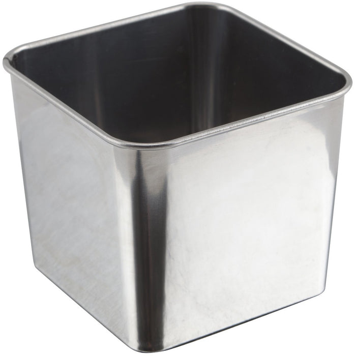 Stainless Steel Square Tub 8 x 8 x 6cm