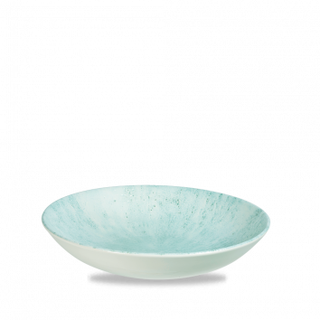 Stone Aquamarine Evolve Coupe Bowl 9.75" Box 12