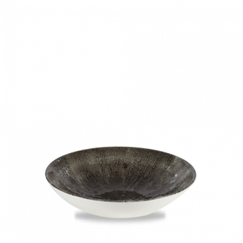 Stone Quartz Black Evolve Coupe Bowl 7.25" Box 12