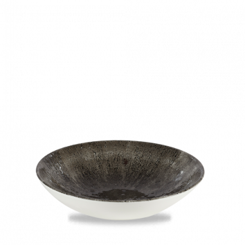Stone Quartz Black Evolve Coupe Bowl 9.75" Box 12