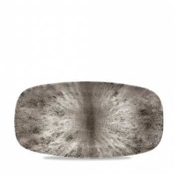 Stone Quartz Black  Chefs Oblong Plate 11 3/4X6" Box 12