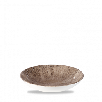 Stone Zircon Brown Evolve Coupe Bowl 7.25" Box 12