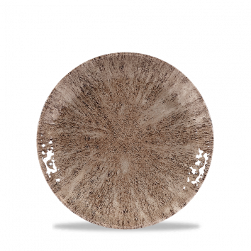 Stone Zircon Brown Evolve Coupe Plate 6.5" Box 12