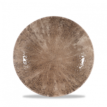 Stone Zircon Brown Evolve Coupe Plate 8.67" Box 12