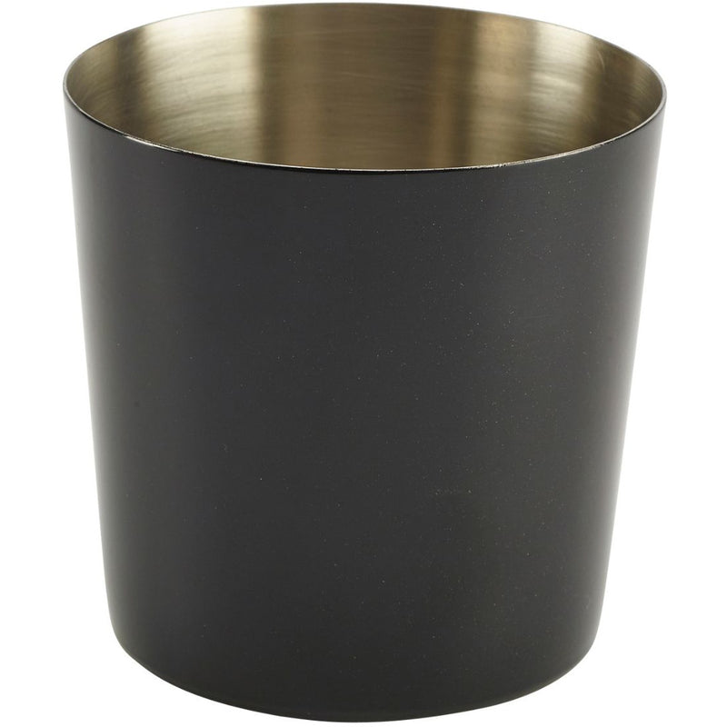 Black Stainless Steel Serving Cup 8.5 x 8.5cm