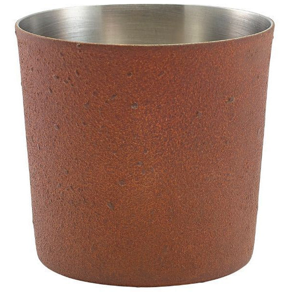 Rust Effect Serving Cup 8.5 x 8.5cm
