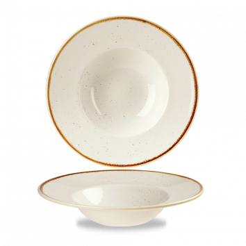 Stonecast Barley White Profile Wide Rim Bowl Med 9.4" Box 12