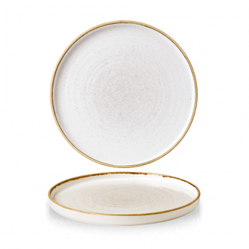 Stonecast Barley White  Walled Plate 10 2/8" Box 6