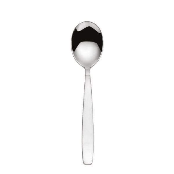 The Elia Savana Dessert Spoon combines a mirror finish with a refined matt satin finish to the handle.