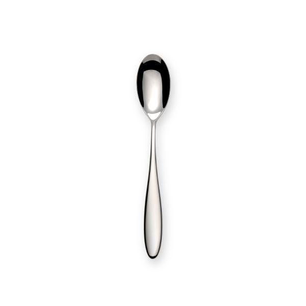 The Elia Serene Teaspoon is forged in heavy gauge 18/10 stainless steel with a generously curved handle that fits neatly in the palm.