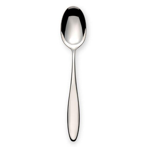 The Elia Serene Serving Spoon is forged in heavy gauge 18/10 stainless steel with a generously curved handle that fits neatly in the palm.