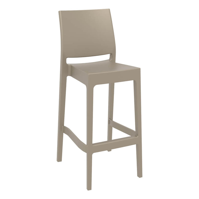 Stacking bar stool
SPICE 75 Bar Stool is produced with a single injection of polypropylene reinforced with glass fibre obtained by means of the latest generation of air moulding technology with neutral tones. For indoor and outdoor use.
