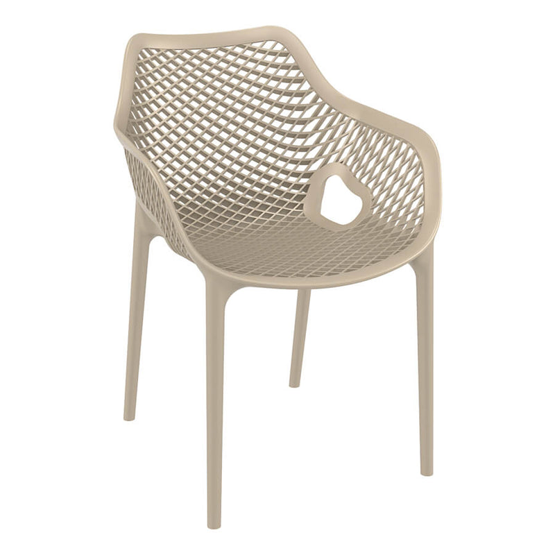Beautifully designed stacking armchair
Polypropylene, glass fibre reinforced stacking armchair. Strong and stable. Ideal for outdoor use may also be used indoors if required