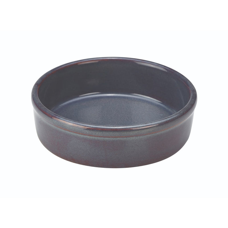 Terra Stoneware Rustic Blue Tapas Dish 13cm