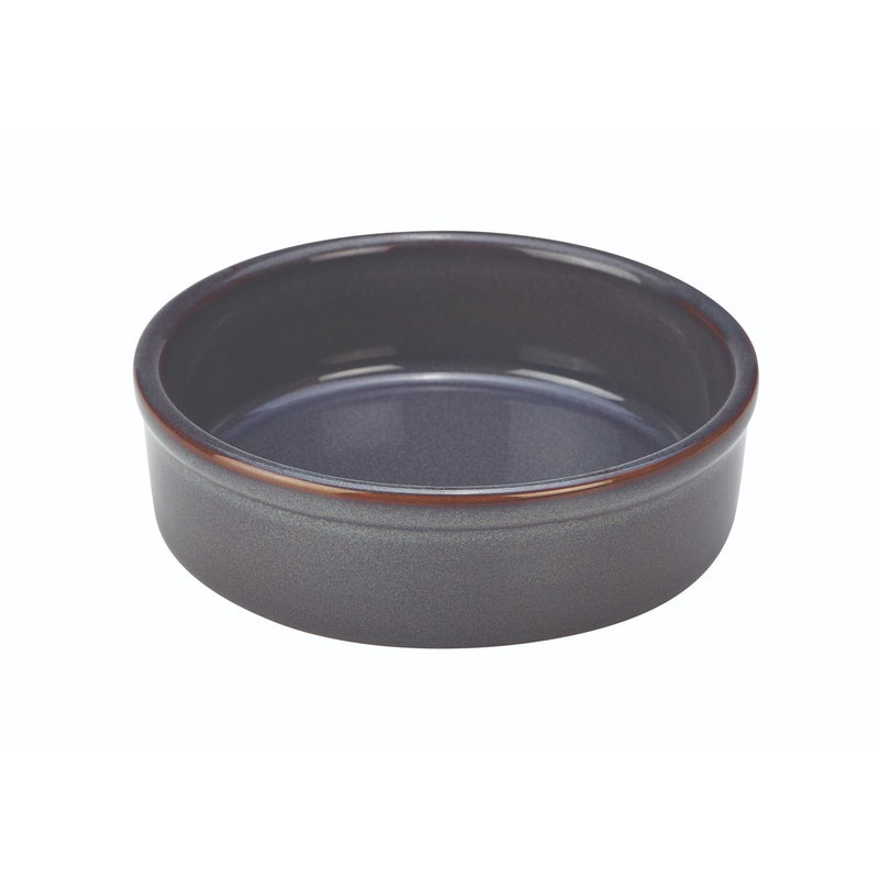 Terra Stoneware Rustic Blue Tapas Dish 14.5cm