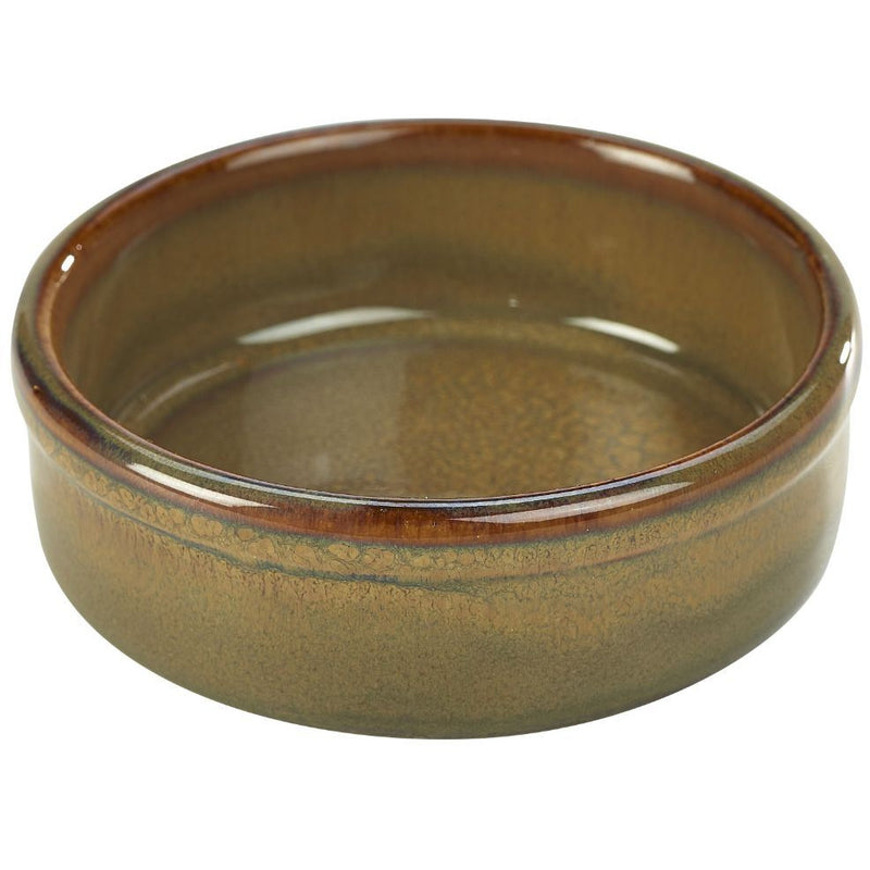 Terra Stoneware Rustic Brown Tapas Dish 10cm