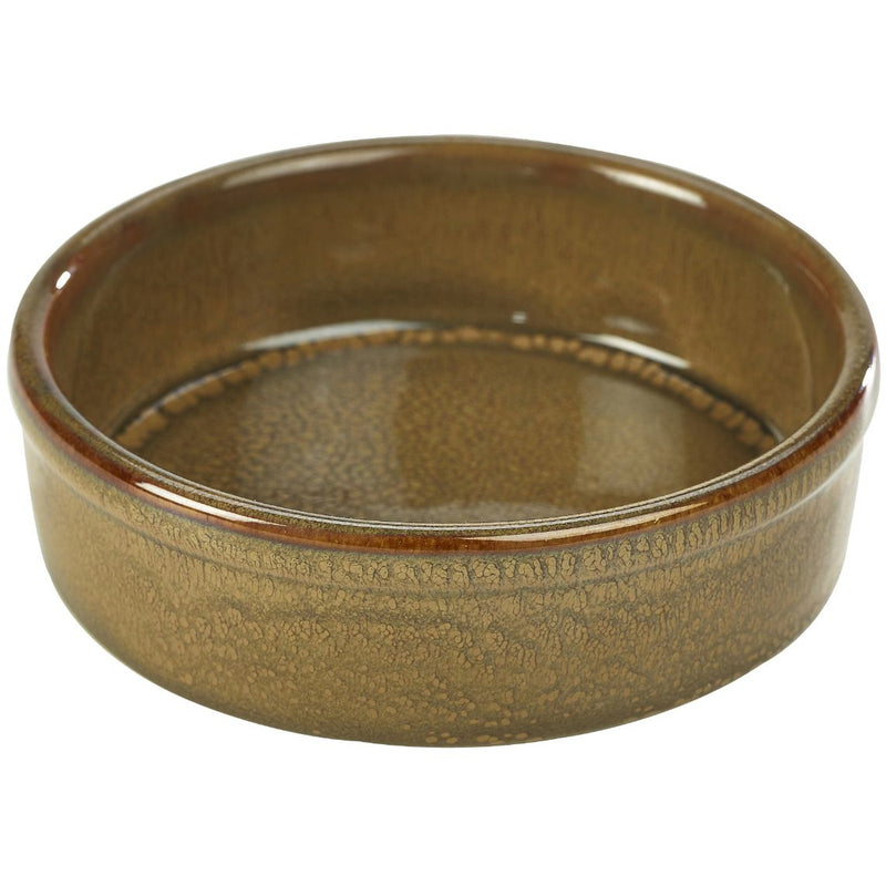 Terra Stoneware Rustic Brown Tapas Dish 13cm